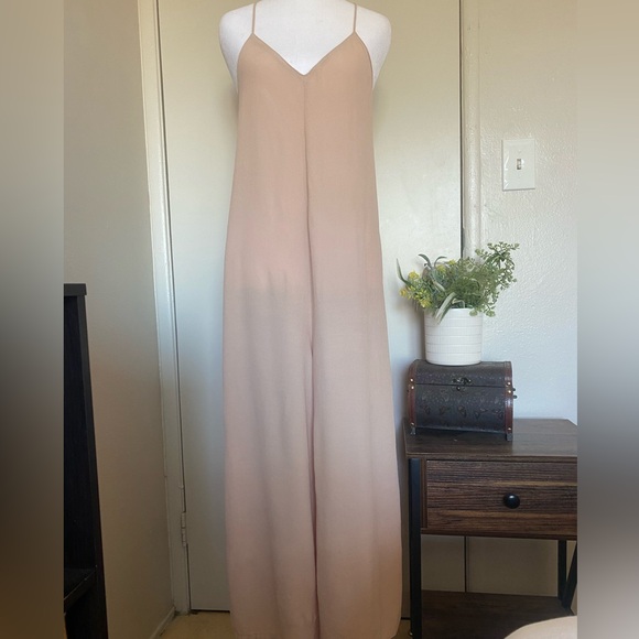 Zara Beige Jumpsuit women size small - Picture 2 of 11